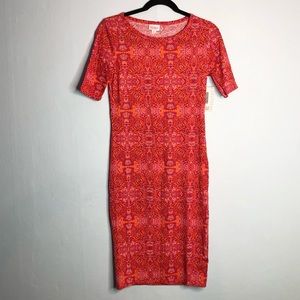 LuLaRoe Julia Bodycon Dress size XS NWT